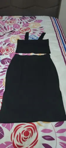 Conjunto Preto Saia tamanho GG