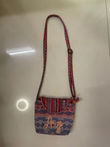 Bolsa bordada argentina 
