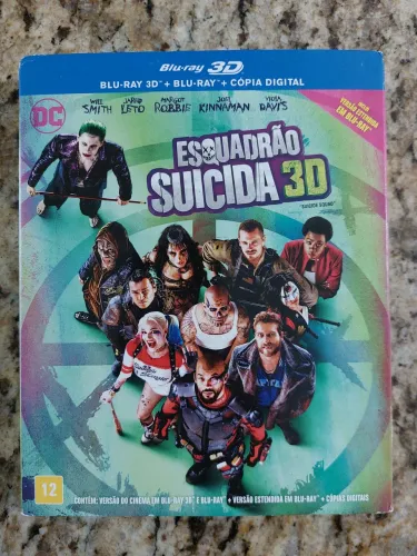 Filme Esquadrão Suicída 3D com versão Estendida
