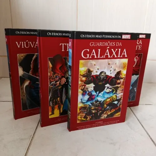 Coleção Marvel da Editora Salvat ? Volumes 11 ao 60 (Capa dura/Edição Vermelha)