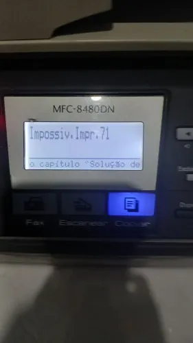 Impressora COM DEFEITO apenas 150,00 brother mfc 8480dn barato 