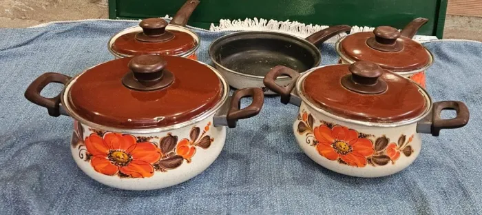 Conjunto de panelas de cerâmica, marca mãe agata