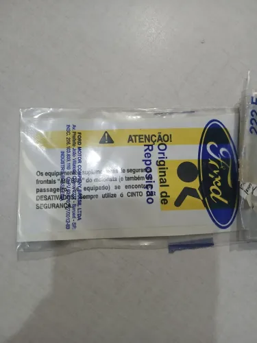 Adesivo Etiqueta Air-Bag Ford Ka/ Fusion/ Fiesta