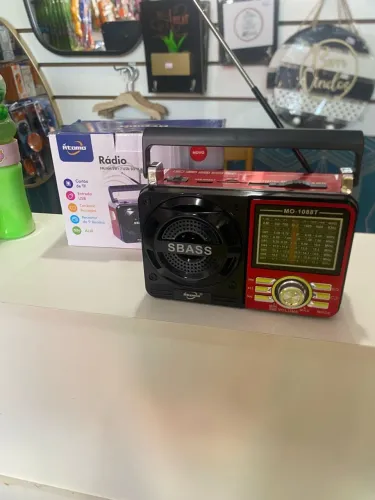 RADIO AM/FM com LANTERNA 