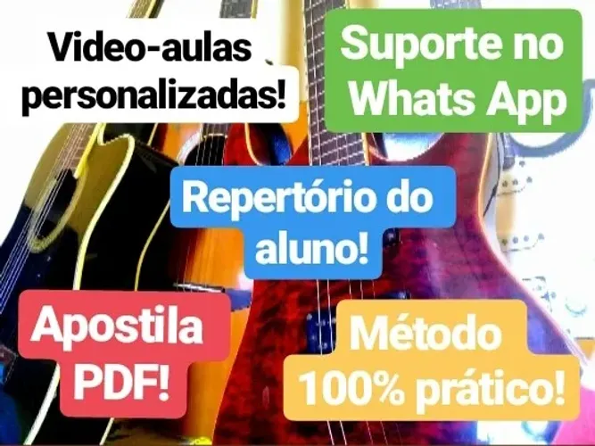 AULAS DE VIOLÃO e GUITARRA A DOMICILIO EM SLZ