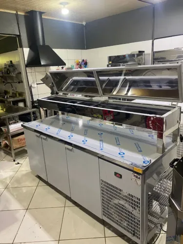 Balcão de Serviço Refrigerado Condimentador 2M Refrimate