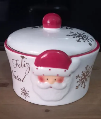 Decoração natalina porcelana