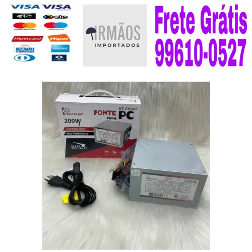 Fonte para Pc 200w Ketchup LS-3307
