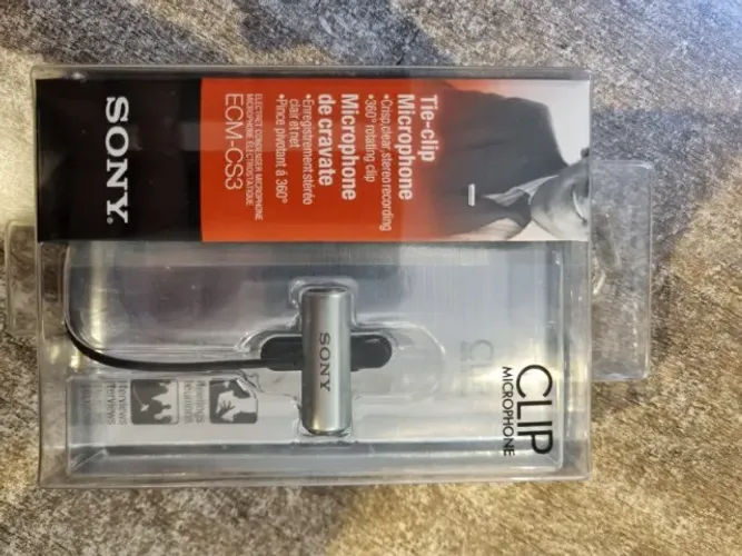 MICROFONE DE LAPELA - SONY NOVO!