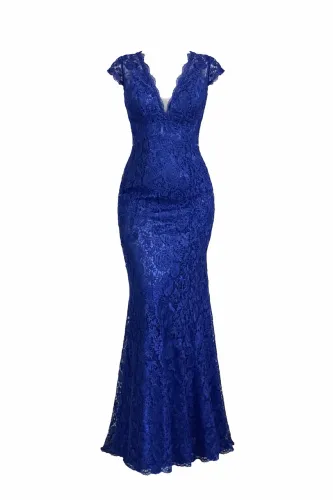Vestido de festa azul