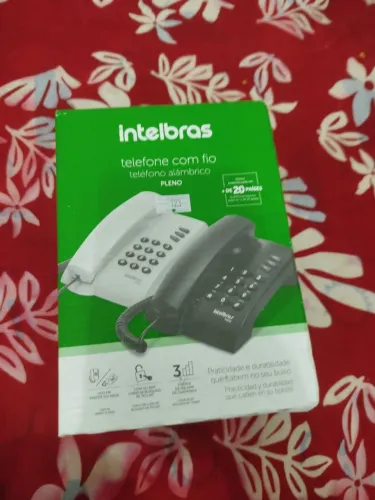 Telefone com fio Intelbras pleno
