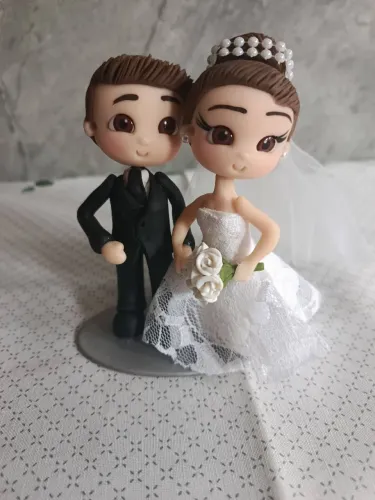 Decoração novinhos topo bolo
