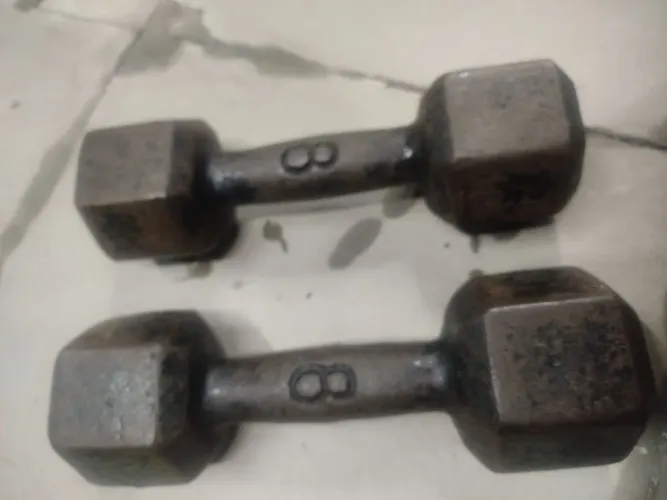 Par halter sextavado 8kg