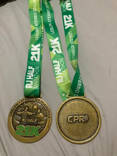 Combo Medalhas Meia Maratona do Rio 21K - Leblon / Aterro do Flamengo