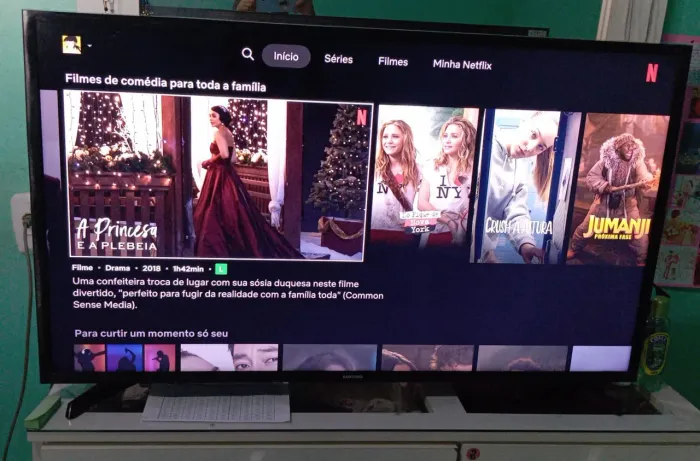 Tv 43 smart <br>1.450<br>Samsung<br>Faço entrega.