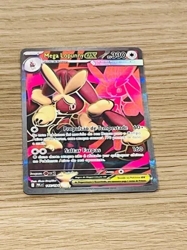 Carta POKEMON Mega Lopunny ex (115/094) FOIL NM - RU  #115 Fogo Fantasmagórico (2025)
