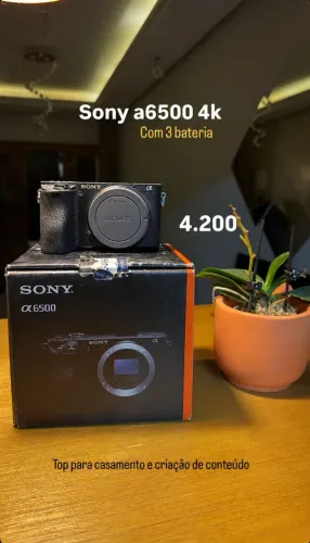 Câmera Sony 4k a6500