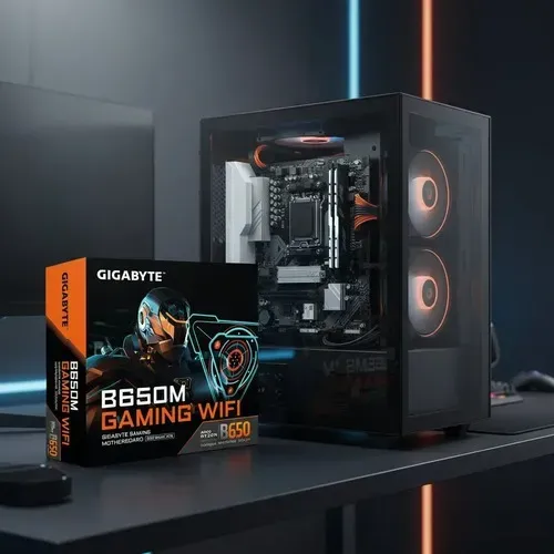 Placa Mãe Gigabyte B650m Gaming Wifi Am5 Matx Ddr5