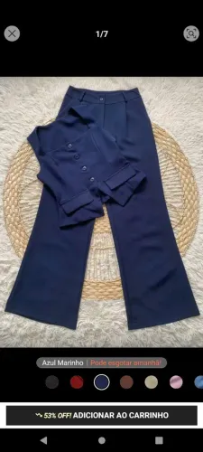 Conjunto de alfaiataria 