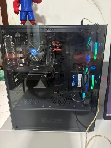 Setup Gamer Completo - Intel i3 10ª Gen | RX 550 | Monitor 165Hz + Kit Redragon