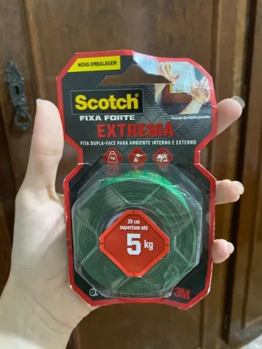Fita 3M dupla face 2m (3 por R$ 50,00)
