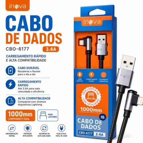 Cabo Lightning Ineva: Carregamento Rápido