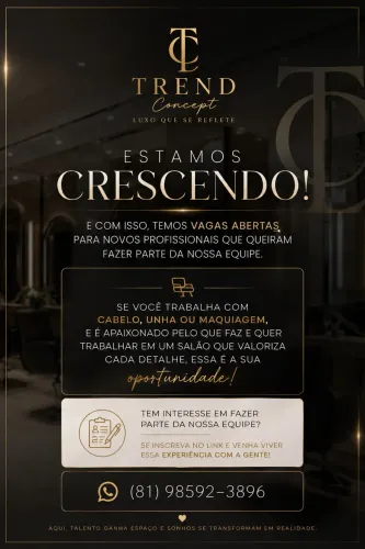 Contrata-se profissionais da área da beleza
