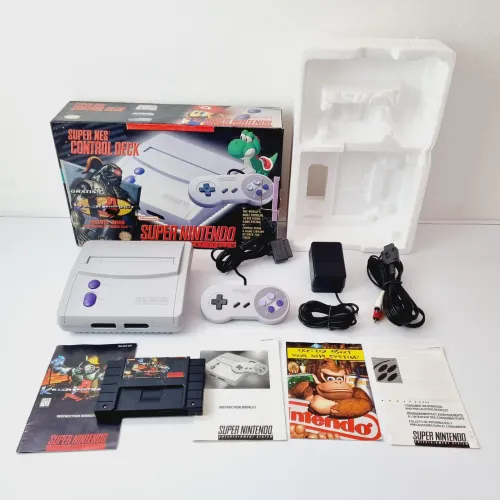 J175- Console SNES Super Nintendo Baby Americano