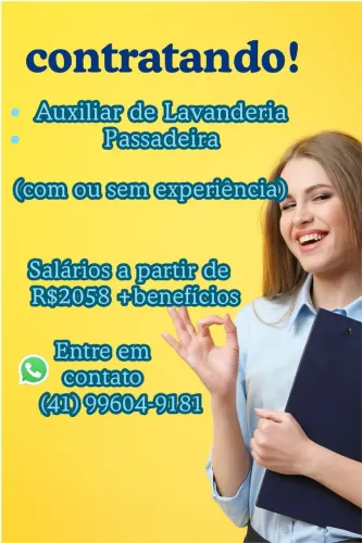 auxiliar de lavanderia