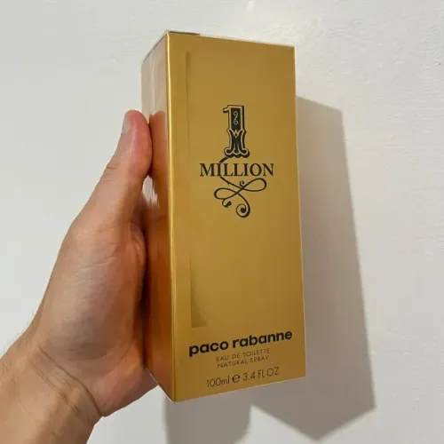 Perfume One million 100ml Paco Rabanne Masculino Lacrado Original com Selo Adipec Puig