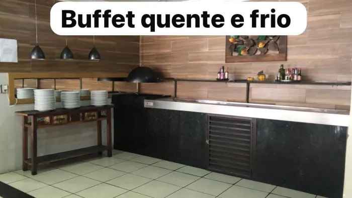 Estação de buffet serv Service quente e frio