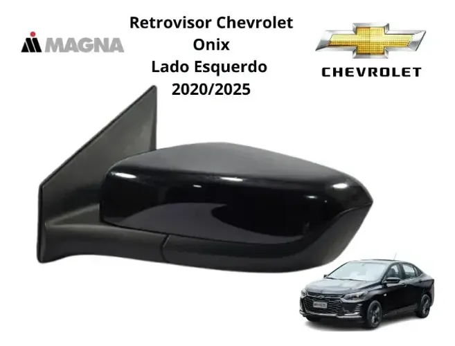 Retrovisor Chevrolet Onix Elétrico 2020 2021 2022 2023/24 Le (Usado)