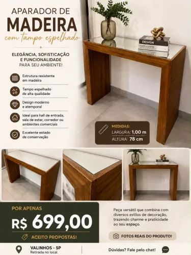 Aparador espelhado