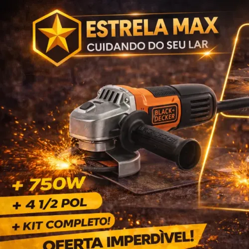 Esmerilhadeira 750W - Black + Decker