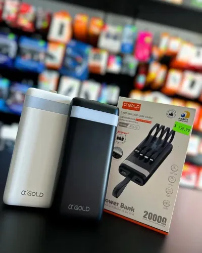 Powerbank - 20.000 - carregamento rápido