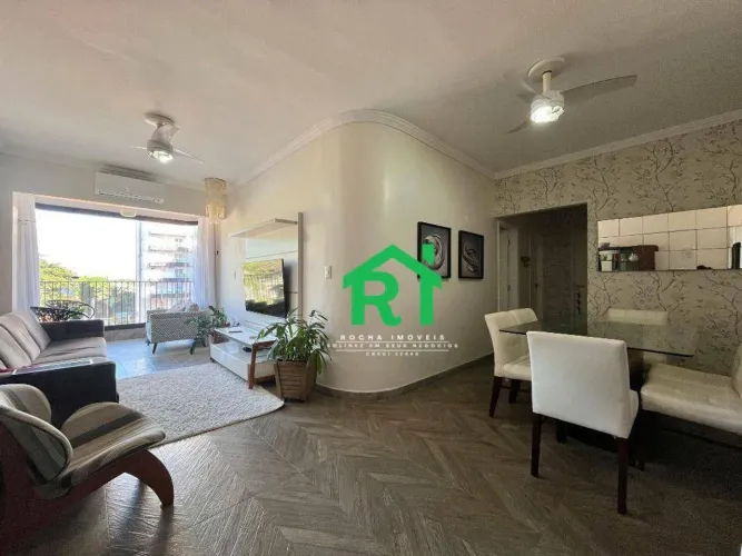 Apartamento com 3 quartos (2 suítes), 1 vaga à venda no Tombo, Guarujá