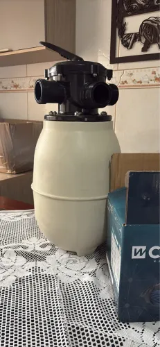 Motor de Piscina - Kit Filtro Piscina V-20 VEICO + Bomba 1/4 CV 220V Novo + Areia
