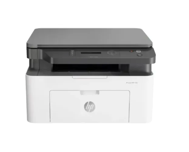 Impressora HP Laser MFP 135a 110V, imprimir, copiar e digitalizar via cabo USB, sem Wi Fi.