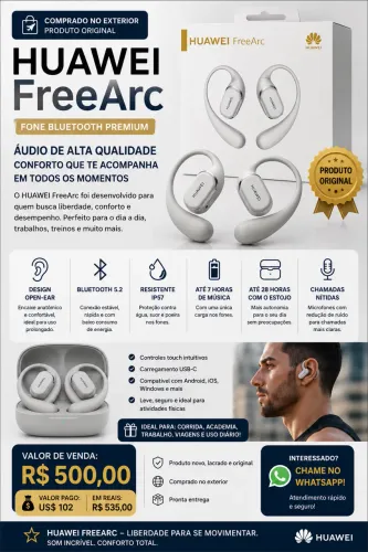 Fone Huawei bluetooth