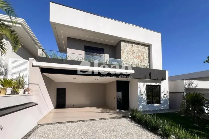 Condomínio Villa do Sol - Sobrado à venda em condomínio de Valinhos  3 suítes, piscina aqu