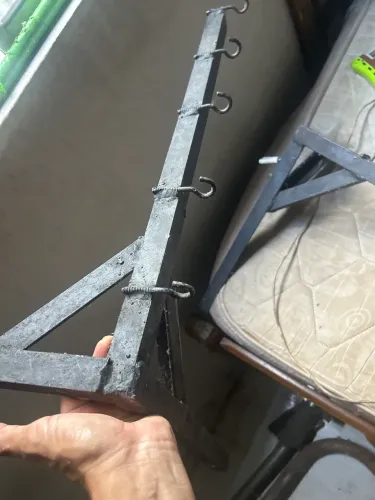 Varal de roupa de parede ferro galvanizado