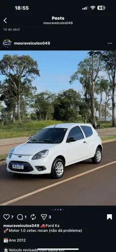 Ford KA 1.0 8v/1.0 8V ST Flex 3P 2012