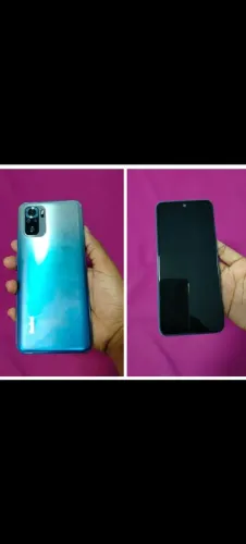 Vende-se : Xaiome Note 10 S/ 128GB _8,0+3,0 extensão de GB Ram, cor degradê prata e azul