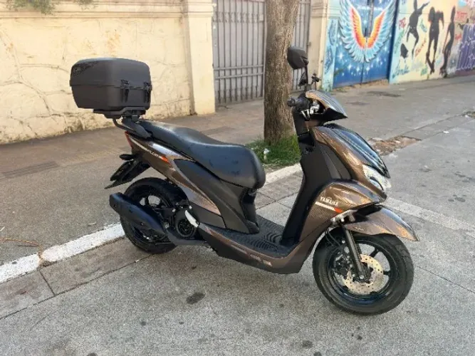 Yamaha Fluo 125 - Marrom - 2024/2025 - Só 3.450 KM!!