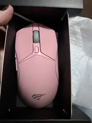 Mouse gamer rosa