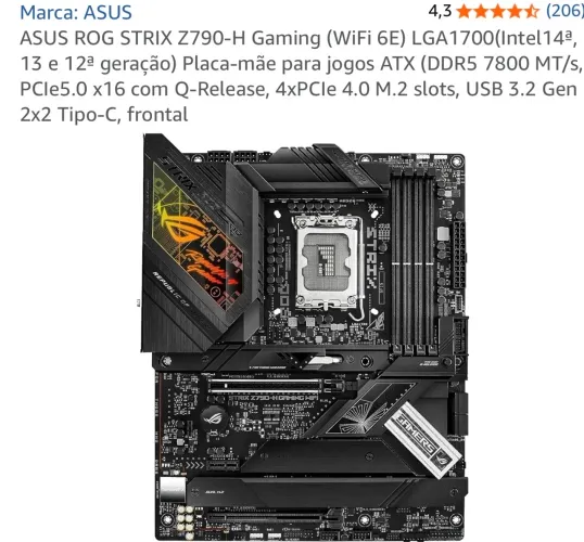 Z790 H ROG STRIX + I5 13600KF