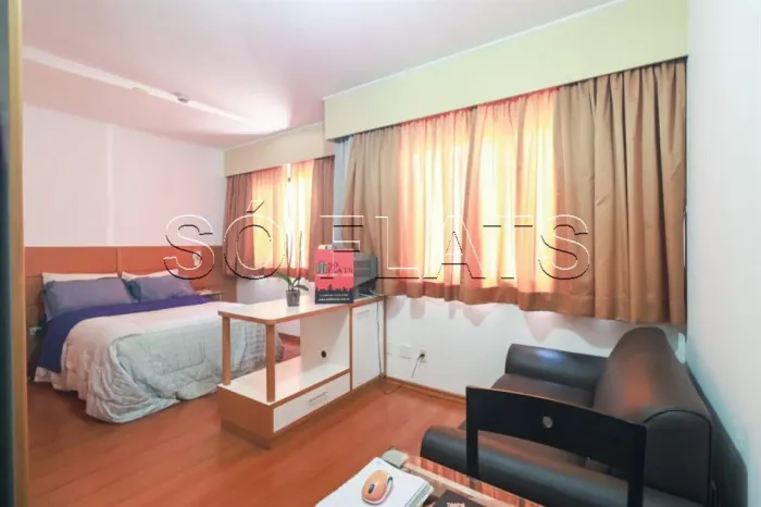 Flat Slaviero Moema disponível para venda com 26m², 1 dormitório e 1 vaga de garagem