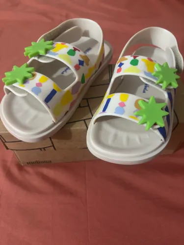 Sandália mini Melissa + Fábula