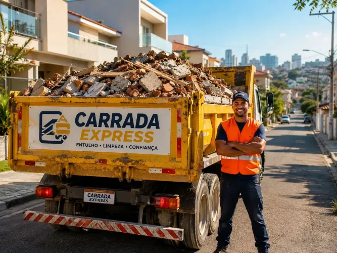 CARRADA DE ENTULHO RÁPIDA ? Retiro Hoje | Melhor Preço
