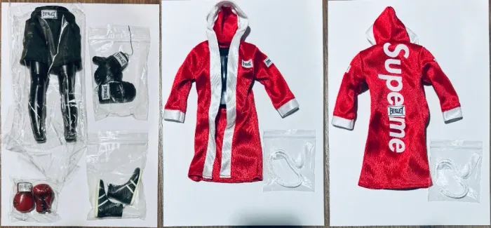 Conjunto acessorios de Boxe 1/6 para figuras de coleção